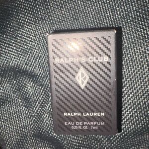 Ralph Lauren Black Perfume Bottle with Silver Accents